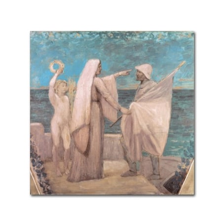 Puvis De Chavannes 'Study For Patriotism' Canvas Art,18x18